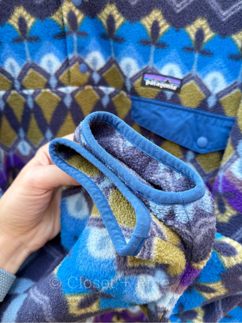Patagonia Synchilla Snap-T Fleece Pullover Companions Big New Navy Blue Size XL - Picture 8 of 17